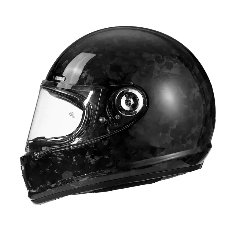 68 Carbon Fiber teljes arcú motoros sisak DOT szabványos motocross sisak