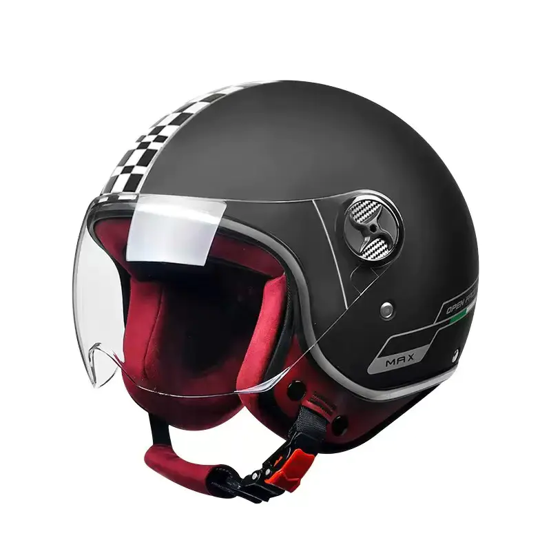 519 Retro Half Face motoros bukósisak ABS Motocross sisak