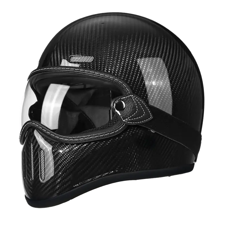 MT801 Carbon Fiber teljes arcú motoros bukósisak Motocross sisak