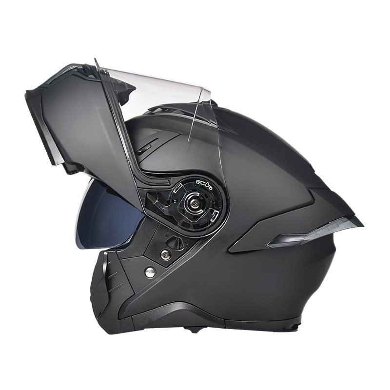 LP001 Double Visors Flip Up motorkerékpár bukósisak Motocross moduláris sisak